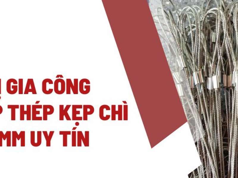 Đơn vị gia công sling cáp thép kẹp chì 1mm 2mm uy tín