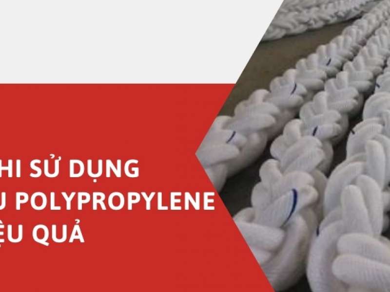 Lưu ý khi sử dụng dây buộc tàu polypropylene hiệu quả