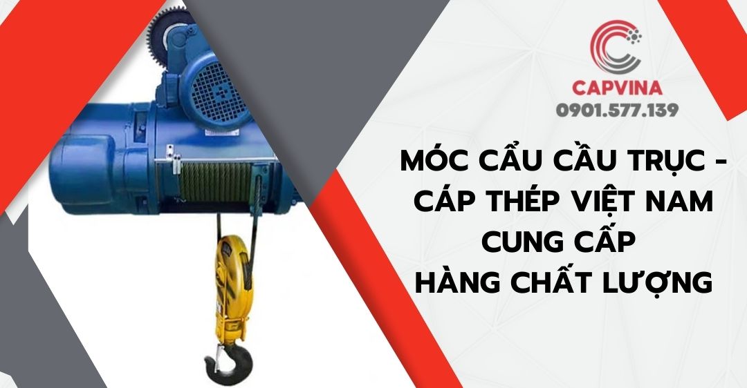 Móc cẩu cầu trục - Cáp Thép Việt Nam cung cấp hàng chất lượng